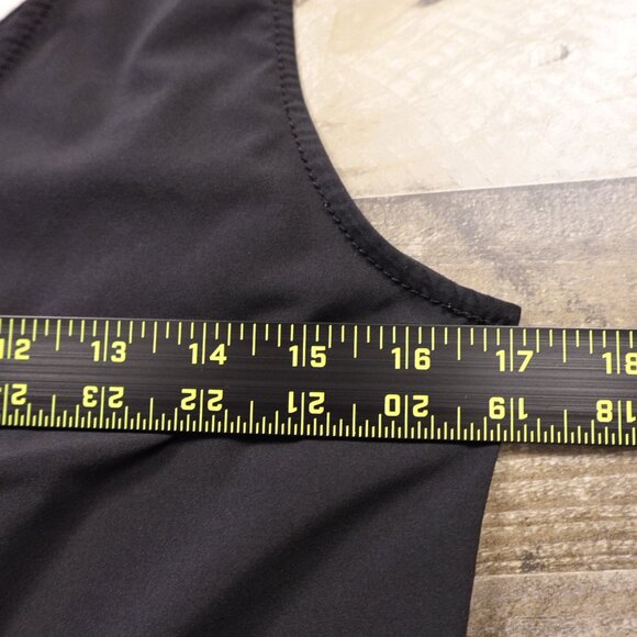 Athleta Crossback Romper Women’s Size 4 Black Stretch One-Piece‎ Athleisure - Picture 10 of 16